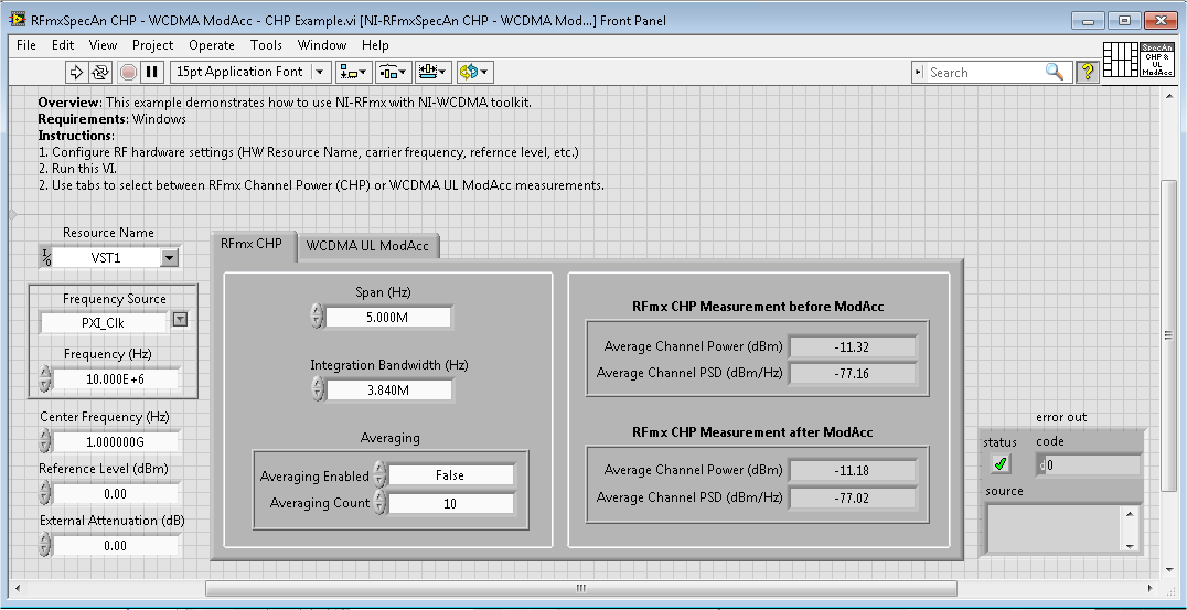 NI-RFmx SpecAn CHP - WCDMA ModAcc - CHP Example (LabVIEW)_FP.png